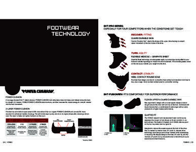 FOOTWEAR TECHNOLOGY TECHNOLOGY SHT-PRO SERIES: ESPECIALLY FOR TOUR COMPETITORS WHEN THE CONDITIONS GET TOUGH