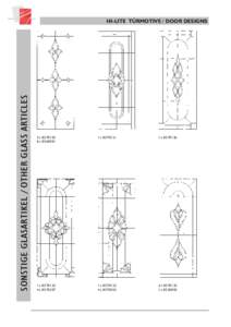 Glas-Facettenteile (gerade)  Bevels  Glasbevels    www.SCHREIBER-BERLIN.de