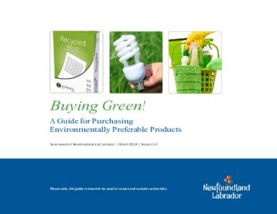 Microsoft Word - Buying Green - A Guide for Purchasing Environmentally Preferable Products_April 2014.docx