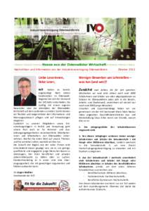 news+news+news+Neues aus der Odenwälder Wirtschaft+news+news+news Nachrichten und Information von der Industrievereinigung Odenwaldkreis Oktober____________________________________________________________________