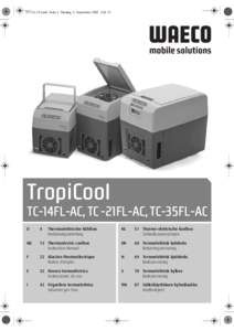 TC-14_35.book Seite 1 Montag, 5. September:TropiCool TC-14FL-AC, TC -21FL-AC, TC-35FL-AC NL