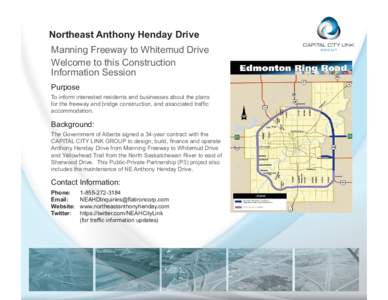 Anthony Henday Drive / Whitemud Drive / Yellowhead Trail / Victoria Trail / Alberta Highway 16 / Sherwood Park Freeway / Edmonton Capital Region / Anthony Henday / Fort Road /  Edmonton / Roads in Edmonton / Alberta / Provinces and territories of Canada