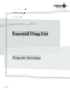 Essential Drug List  Three-tier formulary 56953CAMENABC