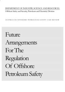 Microsoft Word - Future Arrangements for the regulation of Off-shore petrol.