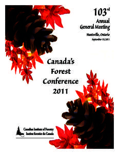 Canadian Forest Service / Indian Forest Service / Canadian Ecology Centre / Forestry / Environment / Sustainable forest management