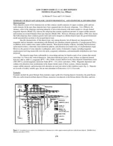 LOW-TI IRON OXIDE CU-U-AU-REE DEPOSITS (MODELS 25i and 29b; Cox, 1986a,b) by Michael P. Foose and V.J.S. Grauch SUMMARY OF RELEVANT GEOLOGIC, GEOENVIRONMENTAL, AND GEOPHYSICAL INFORMATION  Deposit geology