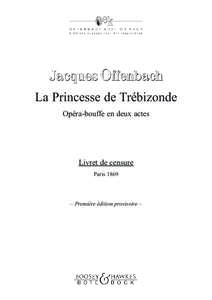 La Princesse de Trébizonde Opéra-bouffe en deux actes