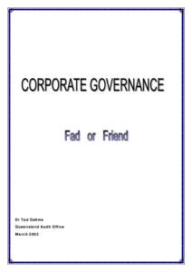 The governance model for local governments is primarily set out in the Local Government ActLGA) and the Local Government Finance Standard 1994 and consists of —