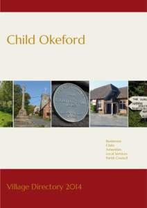 Child Okeford  Businesses Clubs Amenities Local Services