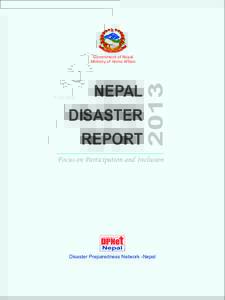 Humanitarian aid / Management / Economy of Nepal / Nepal Risk Reduction Consortium / risk management / Disaster / Waling / Nepal / Public safety / Disaster preparedness / Emergency management
