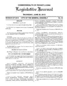 Government / United States Senate / Joseph B. Scarnati / Pennsylvania