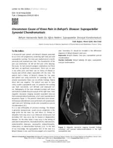 165  Letter to the Editor / Editöre Mektup DOI: todTurk J Osteoporos 2016;22:165-6