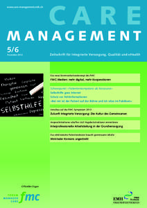 www.care-management.emh.ch  CA R E MANAGEMENT 5/6