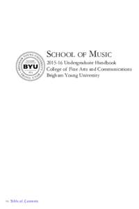 Brigham Young University / Franklin S. Harris Fine Arts Center / Hexafluoroacetylacetone / Music education / Church Educational System Honor Code