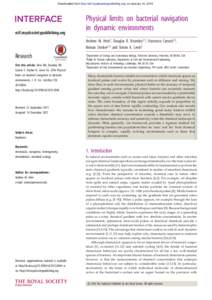 Biology / Perception / Cell biology / Signal transduction / Chemotaxis / Bacteria / Chemokinesis / Diffusion / Microfluidics / Chemokine / Protein-glutamate O-methyltransferase / Sperm chemotaxis