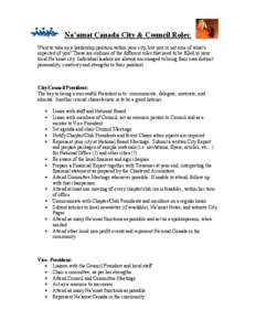 Microsoft Word - Council Roles.doc