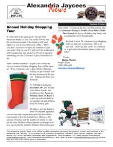 Alexandria Jaycees  News December 2005 Feature Project