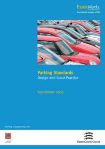 Parking Standards Design and Good Practice September[removed]Working in partnership with