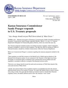 Microsoft Word - Treasury proposal reponses release.doc