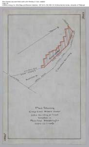 Plan showing crop coal mined under John Hershey Jr. tract, undated Folder 29 CONSOL Energy Inc. Mine Maps and Records Collection, [removed], AIS[removed], Archives Service Center, University of Pittsburgh 
