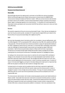 SONI Price Control[removed]Response from Mutual Energy Ltd March 2011 Mutual Energy welcomes the opportunity to comment on the SONI price control consultation. Within the Mutual Energy Group is Moyle Interconnector Ltd