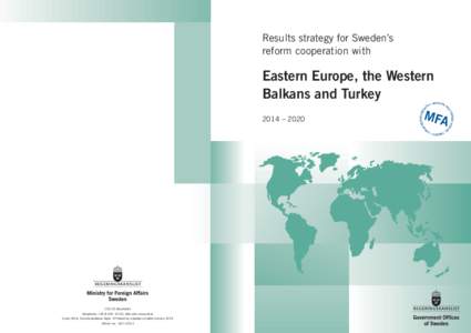 Results strategy for Sweden’s reform cooperation with Eastern Europe, the Western Balkans and Turkey TE