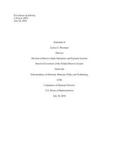 Economics / United States dollar / Federal Reserve System / United States Mint / Central bank / Circulation / Federal Reserve Note / Monetary policy / Dollar coin / Economy of the United States / Coins of the United States / Money