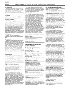 [removed]Federal Register / Vol. 79, No[removed]Friday, April 25, [removed]Proposed Rules (c) Applicability This AD applies to The Boeing Company