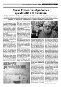 Periodismo judeoargentino con compromiso | Cultura  19 NUEVA SION #973