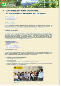 Environmental protection / Alternative education / Environmental education / Outdoor education / Environmentalism / Action Blue Sky Campaign / Education / Environment / Environmental social science