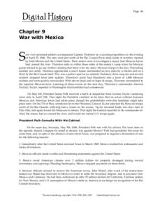 Page 44  Chapter 9 War with Mexico  S