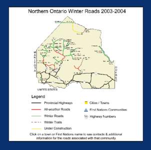 Attawapiskat Population: ON reserve[removed]OFF reserve[removed]Kilometres of Road Maintained: N/A Phone #: ([removed]Fax #: ([removed]E-mail: [removed]