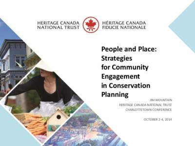 People and Place: Strategies for Community Engagement in Conservation Planning