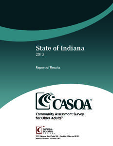 State of Indiana 2013 Report of Results 2955 Valmont Road, Suite 300 • Boulder, Colorado[removed]www.n-r-c.com • [removed]