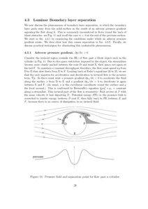 4.3  Laminar Boundary layer separation