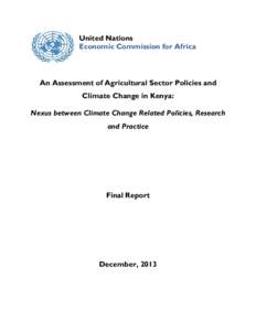 Microsoft Word - ACPC_KIPPRA_Kenya_Policy_Research_Practice & Climate Change_12.12.2013_Final.doc