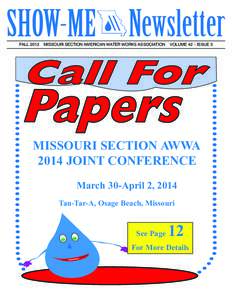 FALLMISSOURI SECTION AMERICAN WATER WORKS ASSOCIATION VOLUME 42 – ISSUE 3