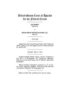 United States Court of Appeals for the Federal Circuit ______________________ K/S HIMPP, Appellant, v.