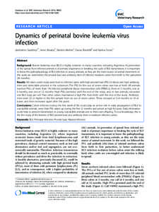 Cattle / Microbiology / Lentiviruses / Bovine leukemia virus / Human T-lymphotropic virus 1 / Colostrum / Human T-lymphotropic virus / Dairy cattle / Calf / Animal virology / Biology / Tree of life