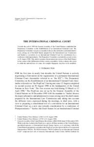 International criminal law / International Law Commission / International Criminal Court / Crimes against humanity / Universal jurisdiction / International human rights law / War of aggression / Genocide / Public international law / Law / International relations / International law