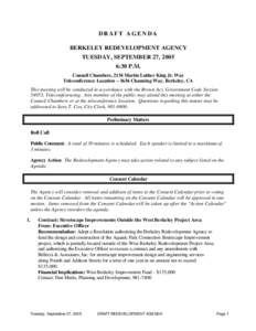 Council Agenda Committee Item 4 -  Draft Redevelopment Agency Agenda of mm/dd/yy (PDF)