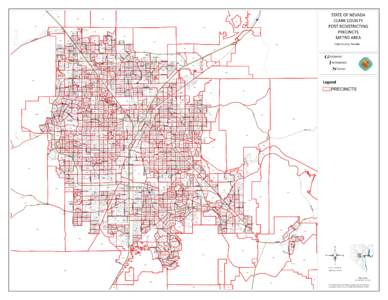 STATE OF NEVADA CLARK COUNTY POST REDISTRICTING PRECINCTS METRO AREA