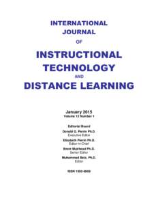 INTERNATIONAL JOURNAL OF INSTRUCTIONAL TECHNOLOGY