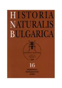 Centipedes (Chilopoda) from Greece  Historia naturalis bulgarica, 16: 81-88, [removed]
