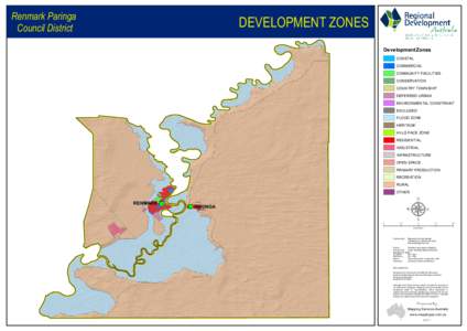 Renmark Paringa Council District DEVELOPMENT ZONES DevelopmentZones COASTAL