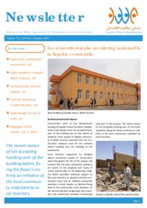 Integrity Watch Afghanistan Newsletter for October.pub