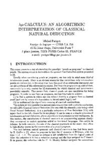 Proof theory / Logic in computer science / Constructivism / Non-classical logic / Deductive reasoning / Natural deduction / Sequent calculus / CurryHoward correspondence / Intuitionistic logic / Lambda calculus / Negation / Sequent