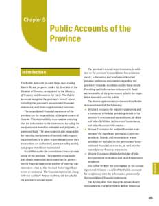2005 Annual Report of the Office of the Auditor General of Ontario: Chapter 5: Public Accounts of the Province