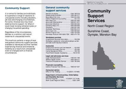 Community Support Services - North Coast Region