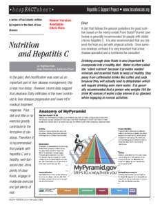 •hcspFACTsheet• a series of fact sheets written by experts in the ﬁeld of liver disease  Newer Version